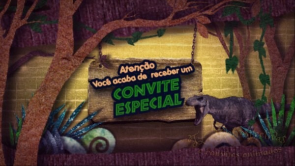 Convite animado virtual Convite animado virtual