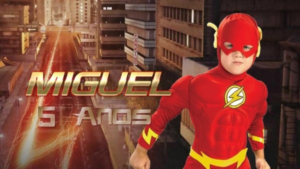 Convite digital the flash Convite digital the flash