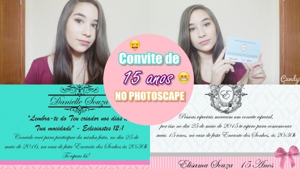15anos faça vocà mesmo o convite da sua festa! (usando o 15anos faça vocà mesmo o convite da sua festa! (usando o