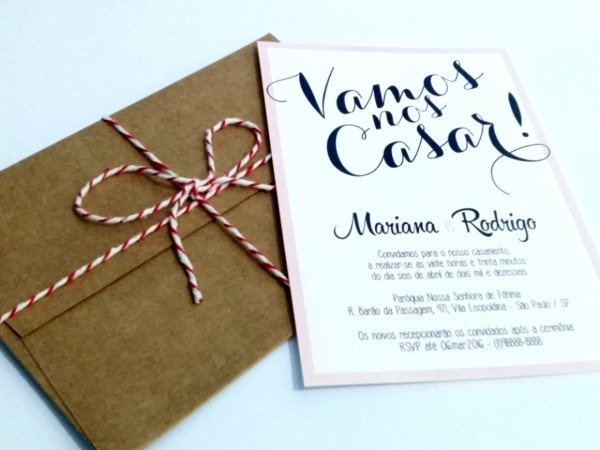 Melhor de jantar casamento convite moderno contempor neo no elo7