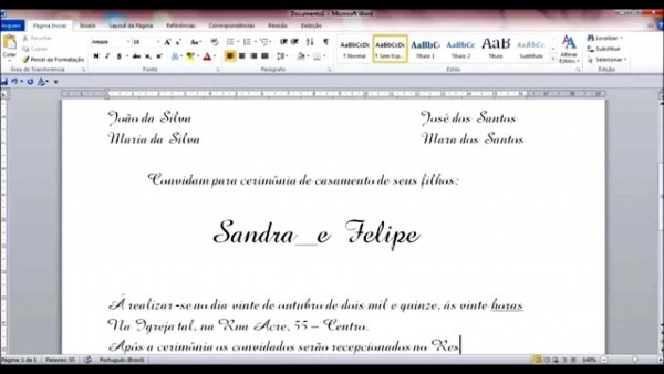 Novo de como criar convite casamento como fazer convite de Novo de como criar convite casamento como fazer convite de
