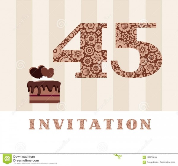 O convite, 45 anos, bolo de chocolate, coraÃ§Ã£o