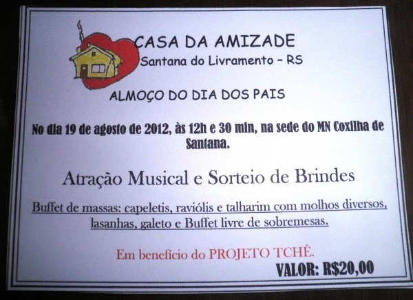 Convite para almoÃo Convite para almoÃo