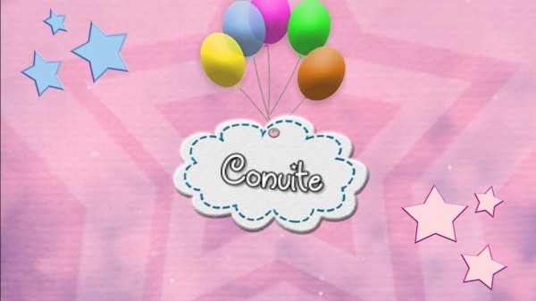 Projeto convite animado unicórnio Projeto convite animado unicórnio