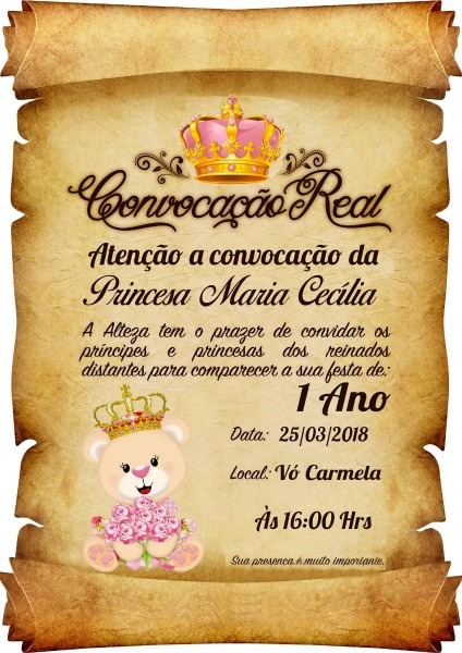 20 convite pergaminho ursa princesa e prÃncipe urso 20 convite pergaminho ursa princesa e prÃncipe urso