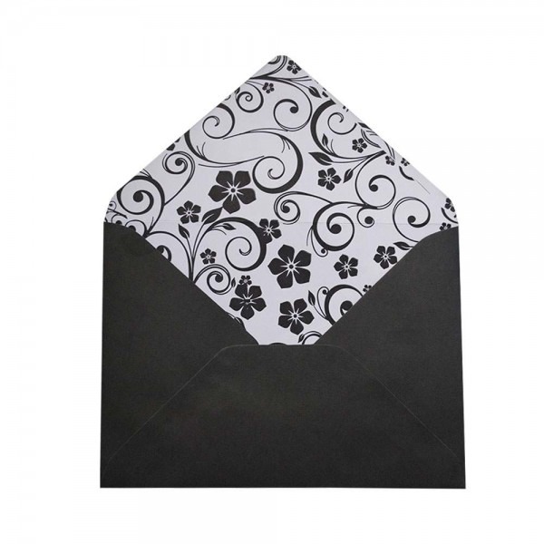 Envelope 120g 163x225 arabesco preto 3289 romitec Envelope 120g 163x225 arabesco preto 3289 romitec