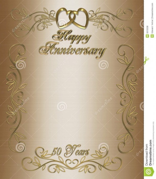 50th anniversary invitation border stock illustration 50th anniversary invitation border stock illustration