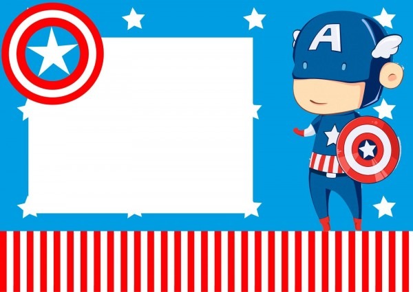 Invitaciones capitan america para imprimir capit 225 n Invitaciones capitan america para imprimir capit 225 n