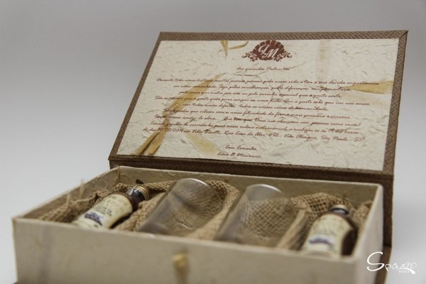 Caixa para padrinhos Caixa para padrinhos