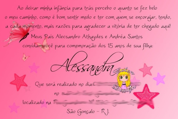 Cartâ£o de aniversario de 15 anos 2 » happy birthday world Cartâ£o de aniversario de 15 anos 2 » happy birthday world