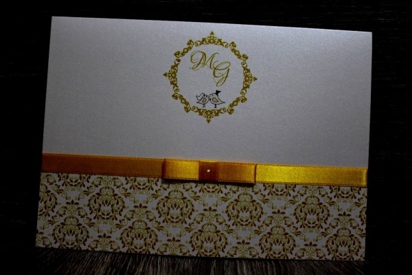 Cole o de convite casamento amarelo perolado ouro r 2 20 em