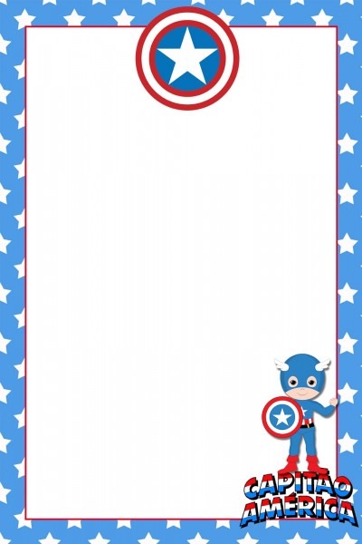 Kit festa de aniversÃrio capitÃo amÃrica cute