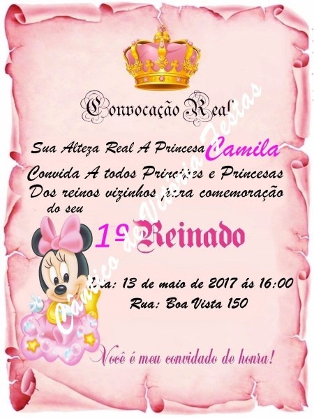 Convite convocaÃ§Ã£o real 0,69