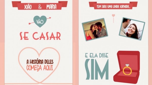 Convite de casamento engra ado galeria video ela disse sim youtube