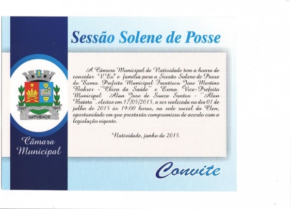Novo prefeito toma posse nessa quarta Novo prefeito toma posse nessa quarta