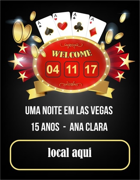 Convite digital las vegas cassino no elo7 Convite digital las vegas cassino no elo7
