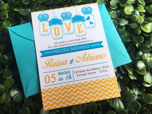 Convite noivado Convite noivado