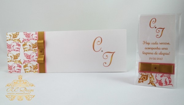 Convite para casamento papel brilhante no elo7 Convite para casamento papel brilhante no elo7