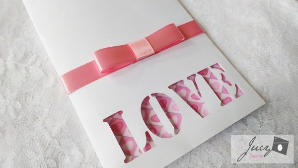 Convite de casamento vazado love no elo7 Convite de casamento vazado love no elo7