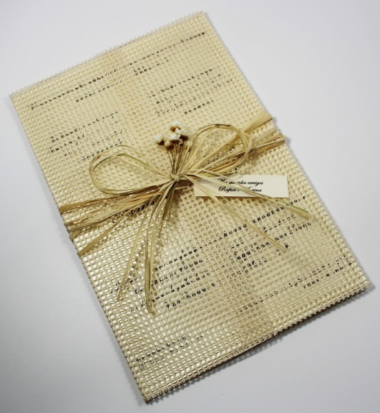 Convite vegel rustico no elo7 Convite vegel rustico no elo7