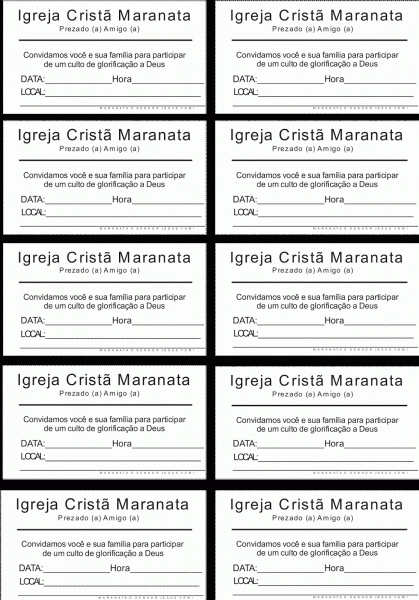 Grande amor de deus convite e crachá Grande amor de deus convite e crachá