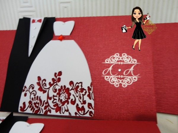 Convites de casamento modelo noivos 04 Convites de casamento modelo noivos 04