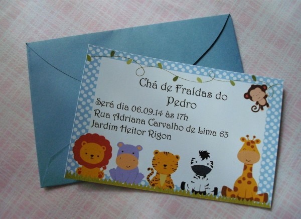 Convite em papel fotográfico Convite em papel fotográfico