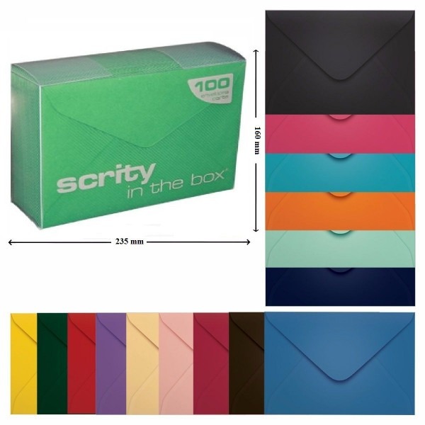 Envelope convite colorido 160x235mm