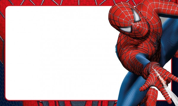 Etiqueta escolar personalizada homem aranha 3