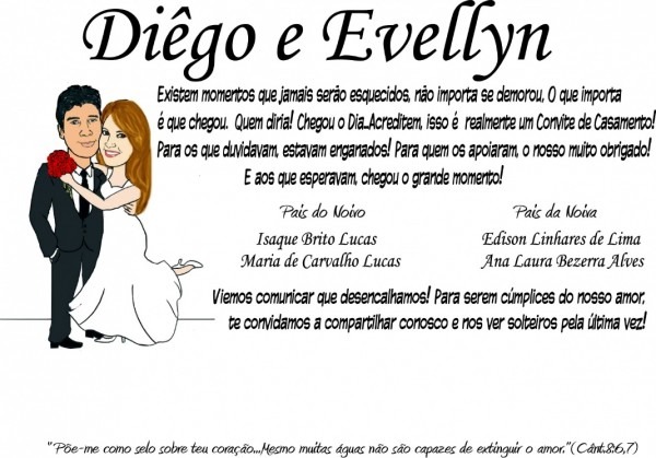 Surpreendente de texto para convite casamento engra ado uau vamos