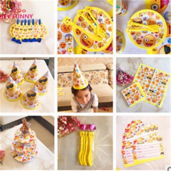 Compre hey engraÃado 1 conjunto emoji tema festa de papel cartão Compre hey engraÃado 1 conjunto emoji tema festa de papel cartão