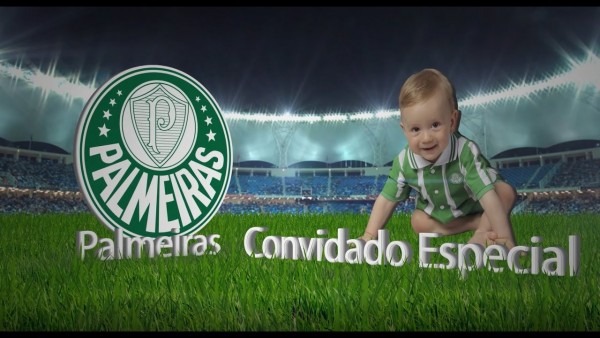 Modelo de convite digital com o tema palmeiras Modelo de convite digital com o tema palmeiras