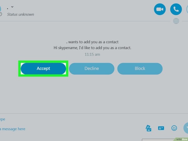 3 formas de aceitar uma solicitaÃ§Ã£o de amizade no skype no windows