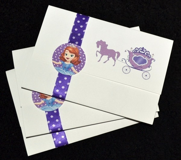30 convite de aniversÃ¡rio personalizado princesa sofia