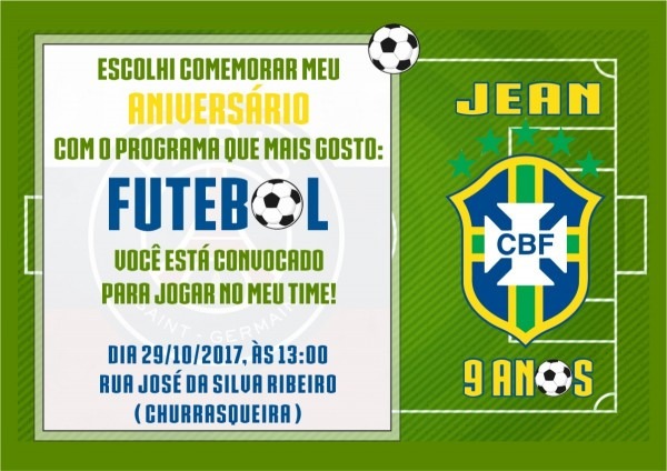 50 convites infantil brasil   envelope (personalizados)