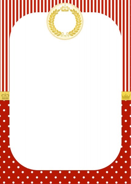 Convite ou moldura realeza vermelho 2 Convite ou moldura realeza vermelho 2