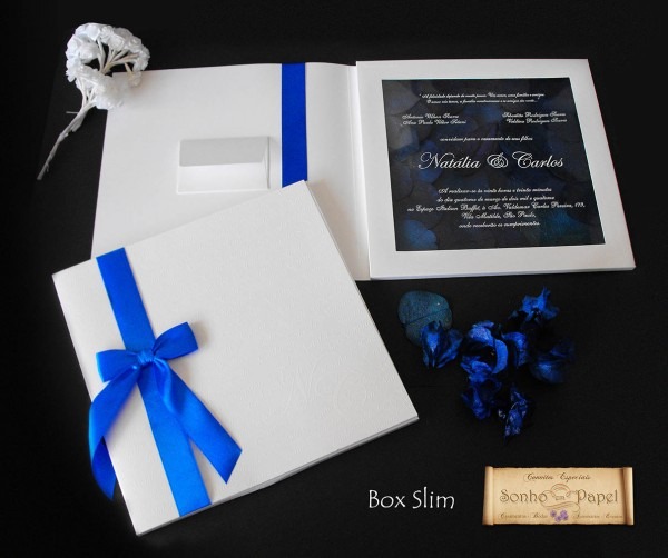 Convite box slim no elo7 Convite box slim no elo7