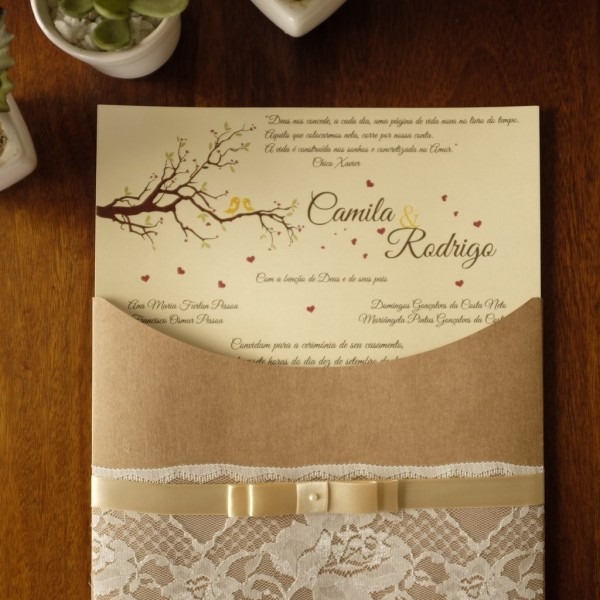 Convites de casamento rustico barato (70 unidades) Convites de casamento rustico barato (70 unidades)