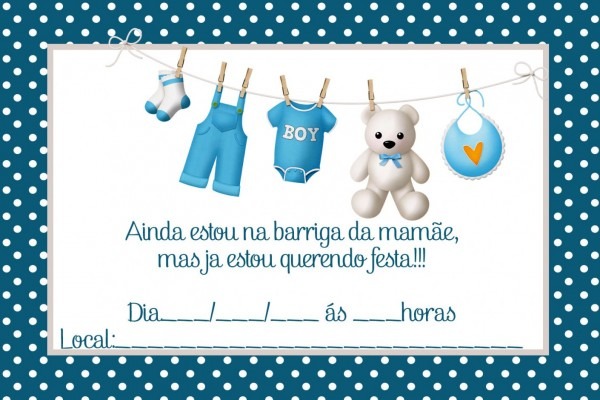 Criar convites online gratis para imprimir nico ch de fraldas 107