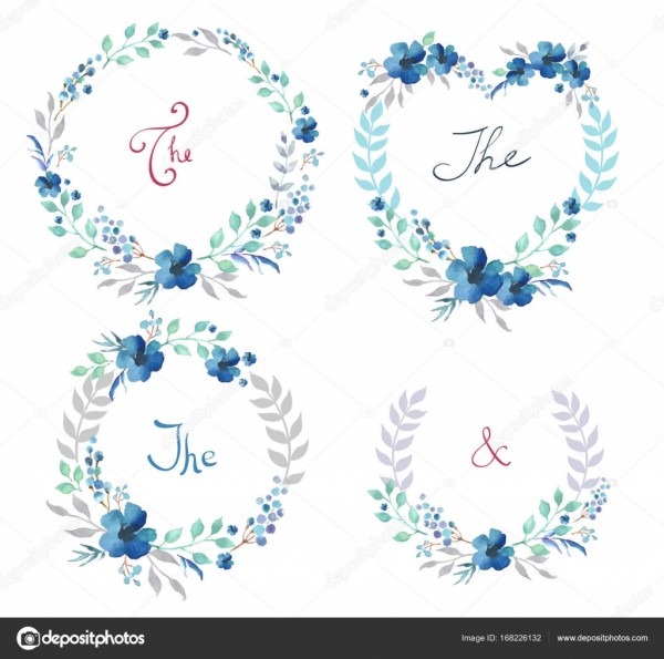 Conjunto de vetor de bonitos flores retrÃ´ arranjado un uma forma