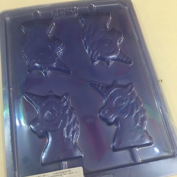 10 forma de pirulito de chocolate unicÃ³rnio no elo7