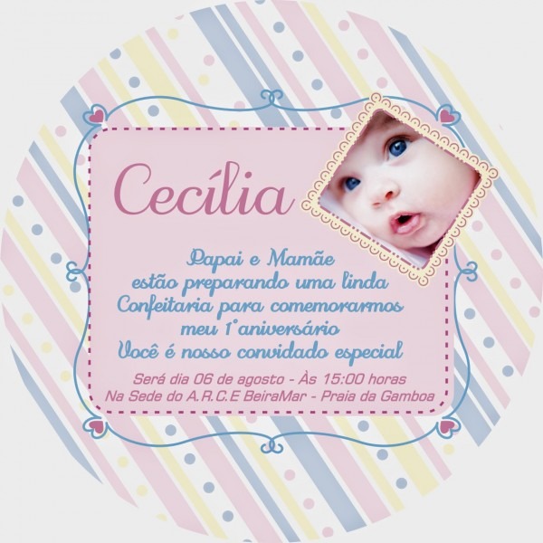 Frases para convite de aniversario 1 ano 8 » happy birthday world Frases para convite de aniversario 1 ano 8 » happy birthday world