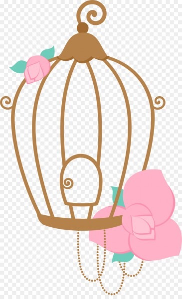 Convite birdcage clip art