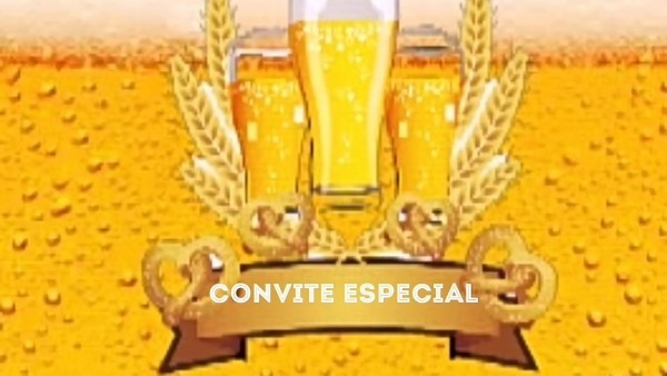 Convite animado boteco pronto para baixar e editar Convite animado boteco pronto para baixar e editar