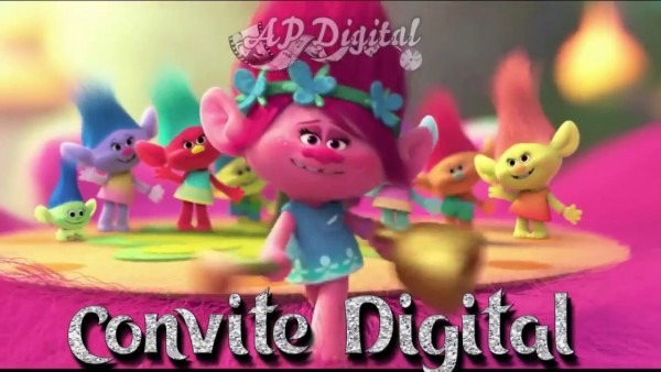 Convite digital trolls Convite digital trolls