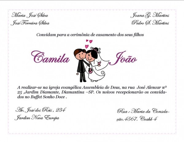 Passagem b blica para convite de casamento elegante super textos