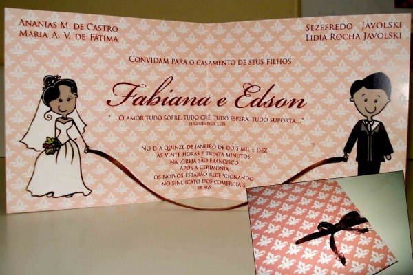 Versiculo para casamento convite elegante um pedacinho de n s os