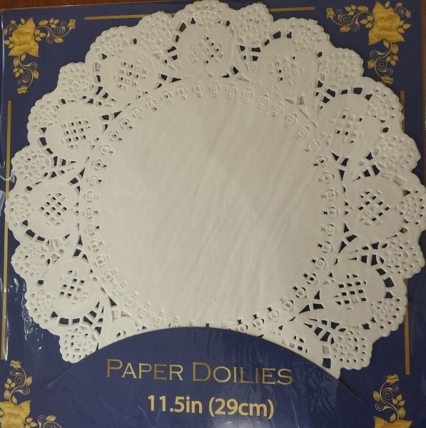 100 doilies toalha rendada papel renda convite 29 cm 5x20un