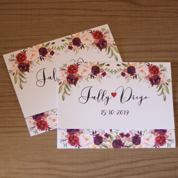 30 convites de 15 anos marsala flor floral florido casamento 30 convites de 15 anos marsala flor floral florido casamento