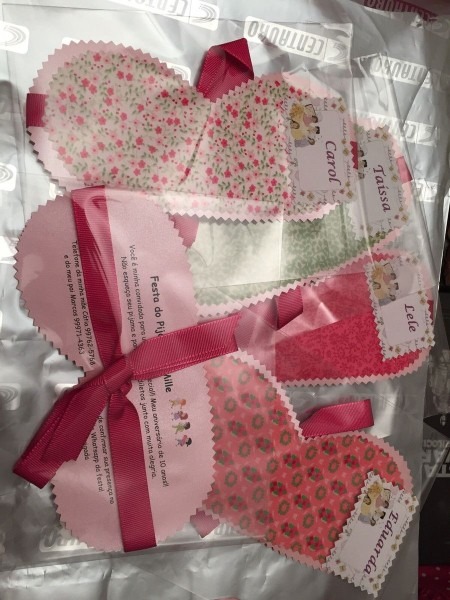 Convite festa do pijama Convite festa do pijama